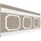 Ekena Millwork 94 1/2"L (Adjustable 32"H to 36"H) Ashford Scalloped Panel Traditional Wainscot Paneling Kit WPKUSC061P032 - alternate 4
